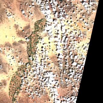 Sentinel-2 satellite image of the area on 16 Sep 2026, the same day, before the event was reported