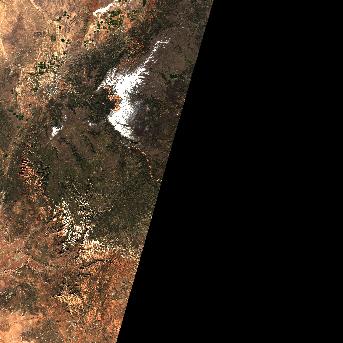 Sentinel-2 satellite image of the area on 16 Oct 2026, 5 days after this event