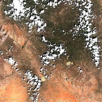 Sentinel-2 satellite image of the area on 7 Sep 2026, the same day, before the event was reported