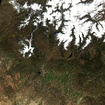 Sentinel-2 satellite image of the area on 17 Oct 2026, 5 days before this event