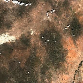 Sentinel-2 satellite image of the area on 7 Oct 2026, 12 days after this event