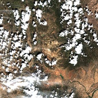 Sentinel-2 satellite image of the area on 27 Sep 2026, 12 days after this event