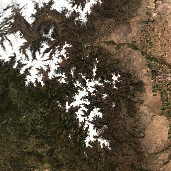 Sentinel-2 satellite image of the area on 17 Oct 2026, 5 days before this event