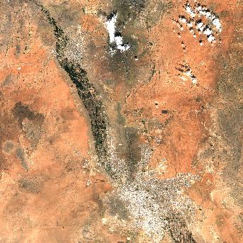 Sentinel-2 satellite image of the area on 24 Oct 2026, the day before this event