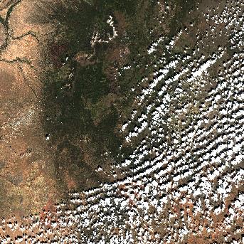 Sentinel-2 satellite image of the area on 4 Oct 2026, 4 days after this event