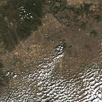 Sentinel-2 satellite image of the area on 4 Oct 2026, 12 days after this event