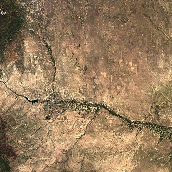 Sentinel-2 satellite image of the area on 4 Oct 2026, 5 days after this event