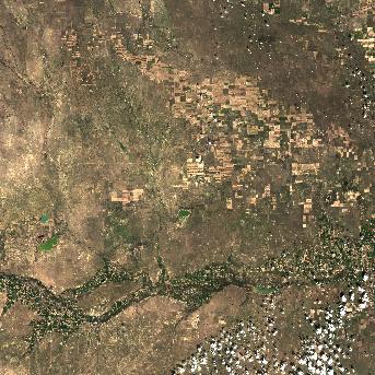 Sentinel-2 satellite image of the area on 4 Oct 2026, 3 days after this event