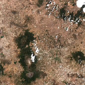 Sentinel-2 satellite image of the area on 7 Apr 2025, 2 days before this event