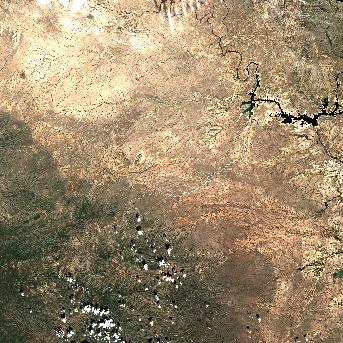 Sentinel-2 satellite image of the area on 8 Oct 2026, 7 days before this event