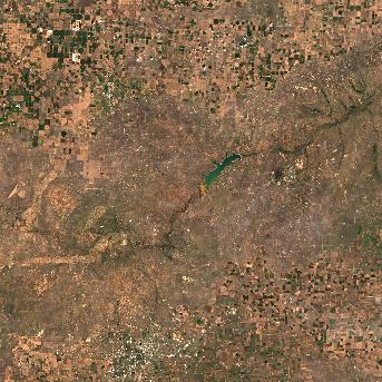 Sentinel-2 satellite image of the area on 28 Sep 2026, the day before this event