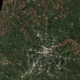 Sentinel-2 satellite image of the area on 2 Oct 2026, the day after this event
