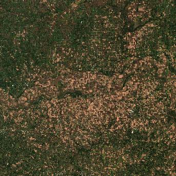 Sentinel-2 satellite image of the area on 7 Oct 2026, 2 days after this event