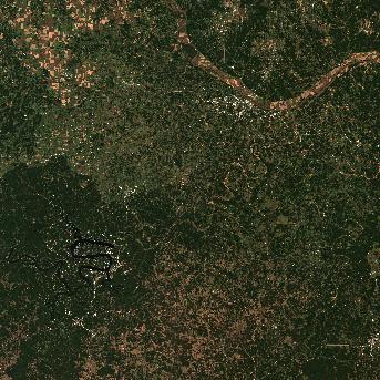 Sentinel-2 satellite image of the area on 4 Oct 2026, the day after this event