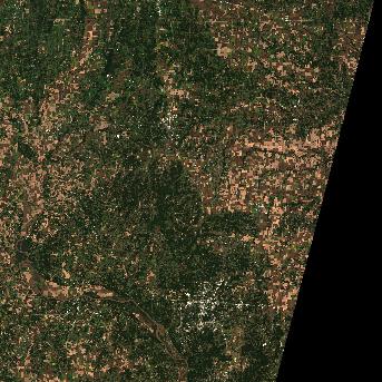 Sentinel-2 satellite image of the area on 7 Oct 2026, 3 days after this event