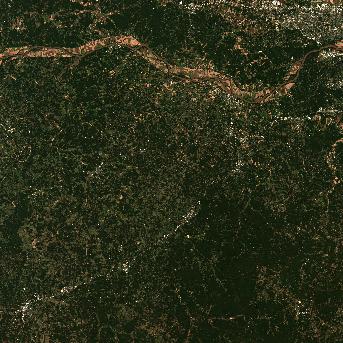 Sentinel-2 satellite image of the area on 4 Oct 2026, the day after this event