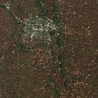 Sentinel-2 satellite image of the area on 5 Oct 2026, 19 days after this event