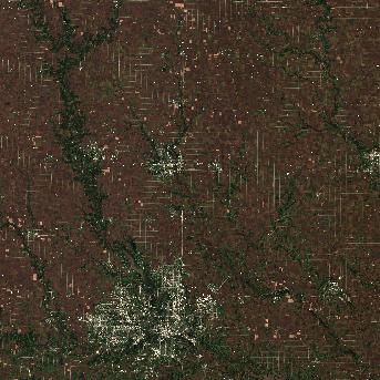 Sentinel-2 satellite image of the area on 2 Oct 2026, the same day, before the event was reported