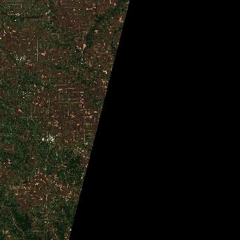 Sentinel-2 satellite image of the area on 2 Oct 2026, the same day, before the event was reported
