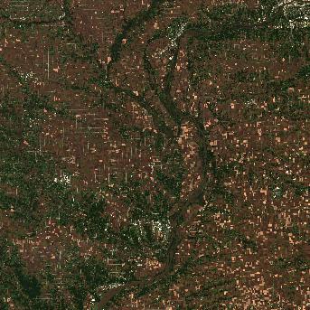 Sentinel-2 satellite image of the area on 4 Oct 2026, 2 days after this event