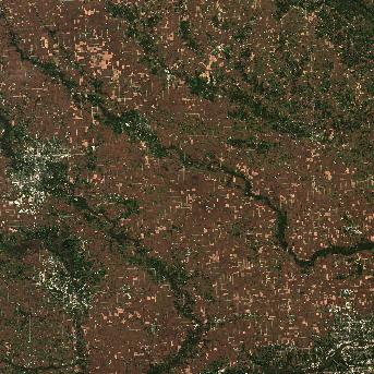 Sentinel-2 satellite image of the area on 6 Oct 2026, 5 days before this event