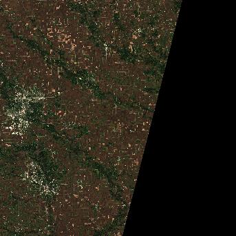 Sentinel-2 satellite image of the area on 2 Oct 2026, 10 days after this event