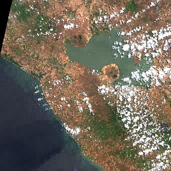 Sentinel-2 satellite image of the area on 12 May 2026, 17 days after this event