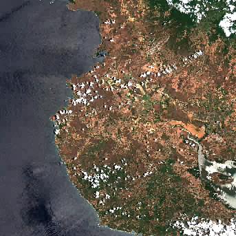 Sentinel-2 satellite image of the area on 17 Apr 2026, 9 days before this event