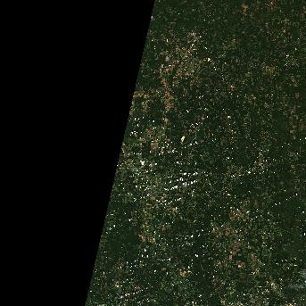 Sentinel-2 satellite image of the area on 7 Oct 2026, the same day, before the event was reported