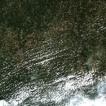 Sentinel-2 satellite image of the area on 7 Oct 2026, 2 days before this event