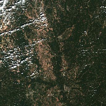 Sentinel-2 satellite image of the area on 13 Oct 2026, 4 days after this event