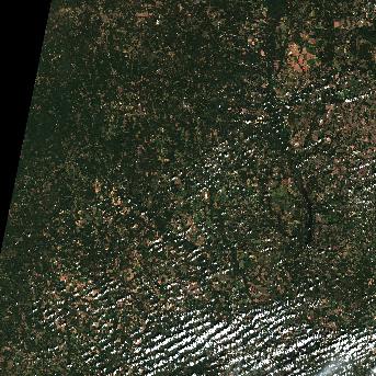 Sentinel-2 satellite image of the area on 7 Oct 2026, 2 days before this event