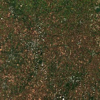 Sentinel-2 satellite image of the area on 28 Sep 2026, 12 days after this event
