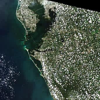 Sentinel-2 satellite image of the area on 11 Sep 2026, the same day, after the event was reported
