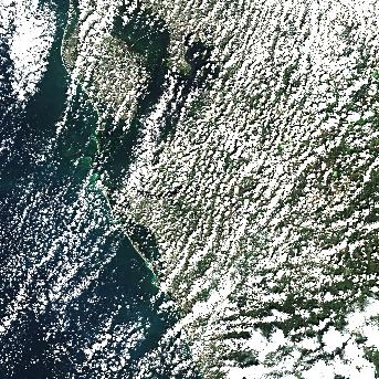Sentinel-2 satellite image of the area on 24 Sep 2026, 3 days after this event