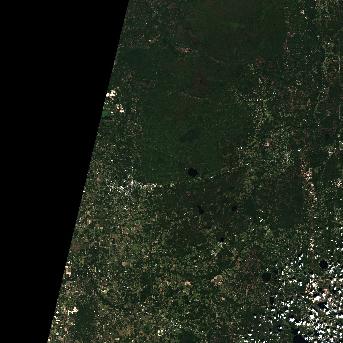 Sentinel-2 satellite image of the area on 14 Oct 2026, 6 days after this event