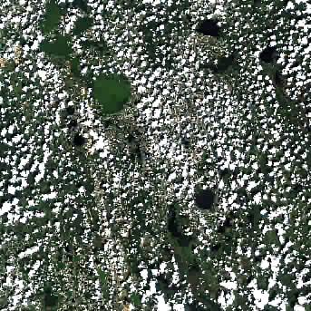 Sentinel-2 satellite image of the area on 14 Sep 2026, 7 days after this event