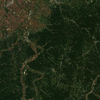 Sentinel-2 satellite image of the area on 25 Sep 2026, the day after this event