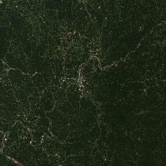 Sentinel-2 satellite image of the area on 7 Oct 2026, 12 days after this event