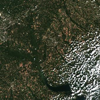 Sentinel-2 satellite image of the area on 1 Oct 2026, 10 days before this event