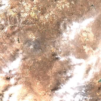 Sentinel-2 satellite image of the area on 24 Dec 2025, 4 days before this event