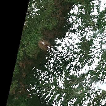 Sentinel-2 satellite image of the area on 8 Dec 2025, 7 days after this event