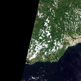 Sentinel-2 satellite image of the area on 26 Apr 2026, 2 days after this event