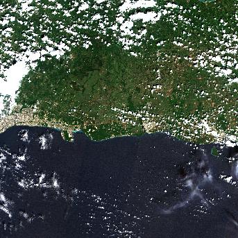 Sentinel-2 satellite image of the area on 11 Oct 2026, 4 days after this event