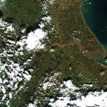 Sentinel-2 satellite image of the area on 22 Oct 2026, 4 days before this event