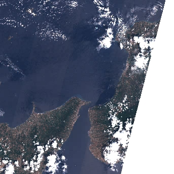 Sentinel-2 satellite image of the area on 5 Aug 2022, 2 days before this event
