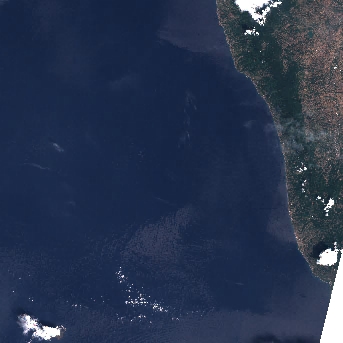 Sentinel-2 satellite image of the area on 10 Aug 2022, 3 days after this event