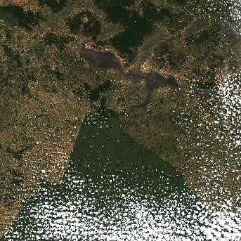 Sentinel-2 satellite image of the area on 7 May 2026, 8 days after this event