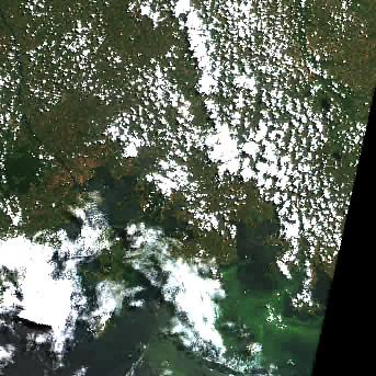 Sentinel-2 satellite image of the area on 20 May 2026, the day before this event
