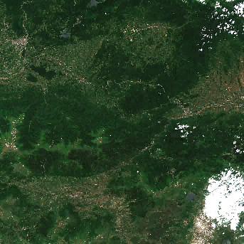 Sentinel-2 satellite image of the area on 2 Jul 2026, 6 days before this event